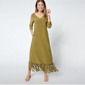Attitudes By Renee Fringe Dress